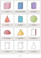 Vista previa - Manualidades / Dibujos para colorear - 3D Shapes / Figuras 3D: Vocabulary Cards (Tarjetas de palabras) - página 2