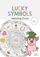 Vista previa - Juegos / Gamificación - Lucky Symbols / Símbolos de la suerte: Matching Circle (Rompecabezas circular para la clase de inglés) - Portada