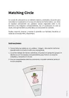 Vista previa - Juegos / Gamificación - Lucky Symbols / Símbolos de la suerte: Matching Circle (Rompecabezas circular para la clase de inglés) - página 1