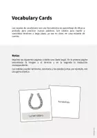 Vista previa - Manualidades / Dibujos para colorear - VOCABULARY CARDS: Paquete XXL para la clase de inglés - página 2