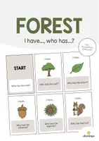 Vista previa - Manualidades / Dibujos para colorear - FOREST: Paquete XXL de materiales para la clase de inglés (Bosque) - página 1