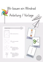 Vorschau - Arbeitsblätter - Luft - Wir bauen ein Windrad - Deckblatt