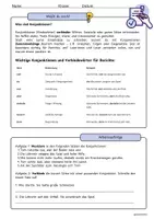 Vorschau - Arbeitsblätter - Einen Bericht verfassen- Sätze mit Konjunktionen verbinden (inkl. Musterlösung) - Seite 1