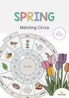 Vista previa - Juegos / Gamificación - Spring / Primavera: Matching Circle (Rompecabezas circular para la clase de inglés) - Portada