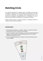 Vista previa - Juegos / Gamificación - Spring / Primavera: Matching Circle (Rompecabezas circular para la clase de inglés) - página 1