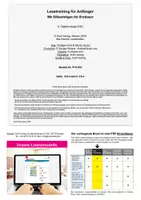 Vorschau - Arbeitsblätter - Lesetraining für Anfänger | Deutsch Anfangsunterricht Grundschule Förderschule Klasse 1–2 | Silbenbögen, Erstleser, Lesen lernen, Silben, Lesekompetenz, Lösungen, Kopiervorlagen - Seite 1