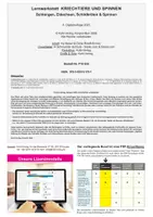Vorschau - Arbeitsblätter - Lernwerkstatt Kriechtiere und Spinnen – Schlangen, Eidechsen, Schildkröten | Biologie Sekundarstufe I Klasse 5–8 | Reptilien, Zoologie, Infotexte, Kopiervorlagen, Lösungen - Seite 1
