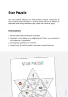Vista previa - Juegos / Gamificación - Spring / Primavera: Star Puzzle (Juego para la clase de inglés) - página 1