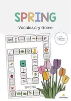 Vista previa - Juegos / Gamificación - Spring / Primavera: Vocabulary Game (Juego para la clase de inglés) - Portada