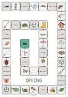 Vista previa - Juegos / Gamificación - Spring / Primavera: Vocabulary Game (Juego para la clase de inglés) - página 2