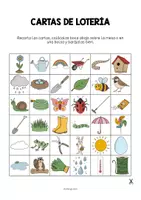 Vista previa - Juegos / Gamificación - Spring / Primavera: Education Lotto (Juego para la clase de inglés) - página 2