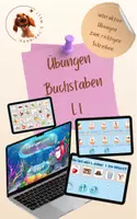 Vorschau - Spiele - Buchstabe L - interaktive Genially-Übungen zum Lesen und Schreiben - Deckblatt