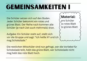 Vorschau - Spiele - 15 Kennlernspiele ab Klasse 5 ohne großen Materialaufwand! - Seite 1