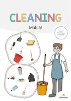 Vista previa - Juegos / Gamificación - Cleaning / Limpieza: Match! (Juego para la clase de inglés) - Portada