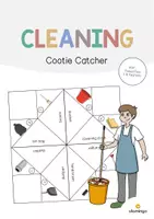Vista previa - Juegos / Gamificación - Cleaning / Limpieza: Cootie Catcher (Comecocos para la clase de inglés) - Portada