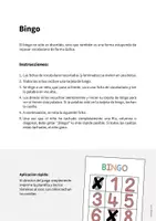 Vista previa - Juegos / Gamificación - Numbers / Números: Bingo (Juego para la clase de inglés) - página 1