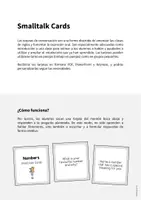 Vista previa - Tarjetas / Manipulativos - Numbers / Números: Smalltalk Cards (Tarjetas de conversación) - página 1