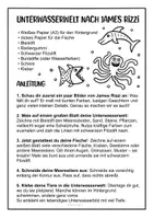 Vorschau - Arbeitsblätter - Unterwasserwelt nach James Rizzi - Buntes Pop Art Kunstprojekt für den Sommer - Seite 1