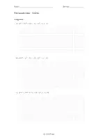 Vorschau - Arbeitsblätter - Polynomdivision für Geübte – Aufgaben mit Lösungen - Teil 3 - Deckblatt