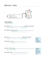 Vorschau - Arbeitsblätter - Mini Dialoge Englisch Klasse 4 und 5 - Deckblatt
