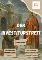 Vorschau - Stundenentwürfe - Unterrichtseinheit: Der Investiturstreit - Deckblatt