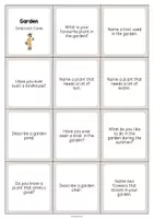 Vista previa - Tarjetas / Manipulativos - Garden / Jardín: Smalltalk Cards (Tarjetas de conversación) - página 2