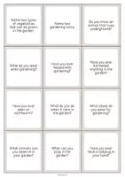 Vista previa - Tarjetas / Manipulativos - Garden / Jardín: Smalltalk Cards (Tarjetas de conversación) - página 3