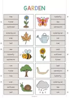 Vista previa - Juegos / Gamificación - Garden / Jardín: Clip Cards (Tarjetas de pinza para la clase de inglés) - página 2