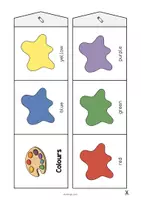 Vista previa - Juegos / Gamificación - Colours / Colores: Accordion Fold (Juego para la clase de inglés) - página 3