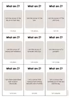 Vista previa - Tarjetas / Manipulativos - Colours / Colores: What am I? - Cards (Juego de adivinanzas para la clase de inglés) - página 2