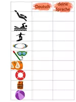 Vorschau - Arbeitsblätter - Wortliste DaZ Thema Sommer - Seite 3