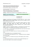 Vorschau - Arbeitsblätter - Klassenarbeiten Mathematik (5/6/7) – Wachsendes Materialpaket - Deckblatt