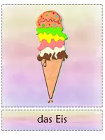 Vorschau - Bildkarten - Tafelmaterial BiKaWoKa Wortschatz Sommer DaZ/DaF - Seite 1