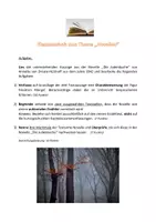 Vorschau - Klassenarbeiten - Klassenarbeit und Nachschreibarbeit zum Thema Novellen (Version 2) - Deckblatt