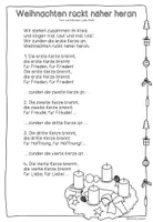 Vorschau - Arbeitsblätter - Weihnachten rückt näher heran - Adventslied - Seite 2
