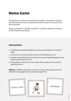 Vista previa - Juegos / Gamificación - Football / Fútbol: Memo Game (Juego para la clase de inglés) - página 1