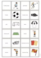 Vista previa - Juegos / Gamificación - Football / Fútbol: Memo Game (Juego para la clase de inglés) - página 2