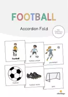 Vista previa - Manualidades / Dibujos para colorear - Football / Fútbol: Accordion Fold (Juego para la clase de inglés) - Portada
