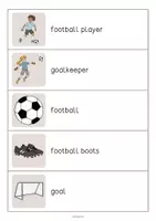 Vista previa - Juegos / Gamificación - Football / Fútbol: Running Dictation (Dictado en movimiento para la clase de inglés) - página 2
