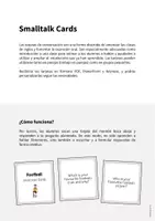 Vista previa - Tarjetas / Manipulativos - Football / Fútbol: Smalltalk Cards (Tarjetas de conversación) - página 1