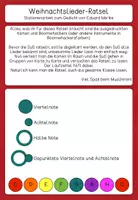 Vorschau - Arbeitsblätter - Weihnachtsliederrätsel mit Boomwhackers lösen - Seite 1