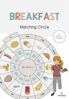 Vista previa - Juegos / Gamificación - Breakfast / Desayuno: Matching Circle (Rompecabezas circular para la clase de inglés) - Portada