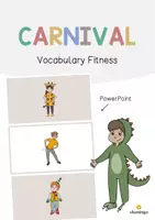 Vista previa - Juegos / Gamificación - Carnival / Carnaval: Vocabulary Fitness (Fitness de vocabulario) - Portada