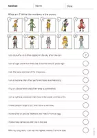 Vista previa - Hojas de trabajo - Carnival / Carnaval: What am I? - Worksheet (Hoja de trabajo de inglés) - página 2