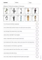 Vista previa - Hojas de trabajo - Carnival / Carnaval: What am I? - Worksheet (Hoja de trabajo de inglés) - página 3