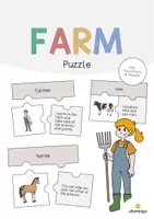 Vista previa - Juegos / Gamificación - Farm / Granja: Puzzle (Rompecabezas para la clase de inglés) - Portada