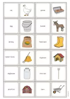 Vista previa - Juegos / Gamificación - Farm / Granja: Domino (Juego para la clase de inglés) - página 3