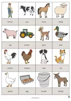 Vista previa - Juegos / Gamificación - Farm / Granja: Drawing Game (Juego para la clase de inglés) - página 2