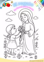 Vista previa - Manualidades / Dibujos para colorear - EBOOK EL ROSARIO DE MAMITA MARÍA - página 3