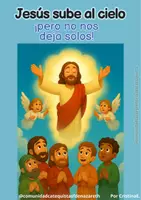 Vista previa - Manualidades / Dibujos para colorear - JESUS SUBE AL CIELO - Portada